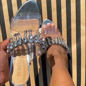 👠Schutz Crystal Heels 👠